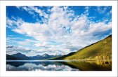 Walljar - Green Lake - Muurdecoratie - Plexiglas schilderij