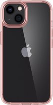 Spigen Ultra Hybrid PU en TPU Air Cushion hoesje voor iPhone 13 - roze