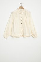 Sissy-Boy - Off white blouse met ruffle details