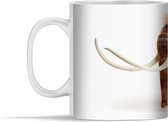 Mok - Illustratie van een Mammoet - 350 ml - Beker