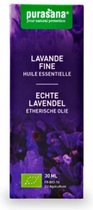 Purasana Etherische Olie Lavendel 'Echte' Bio 30 ml