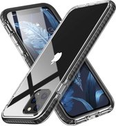 ShieldCase Bumper case geschikt voor Apple iPhone 11 Pro Max - transparant-zwart