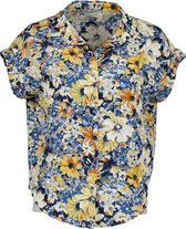 DEELUXE Overhemd met bloemenpatroon LORY Blue Flower