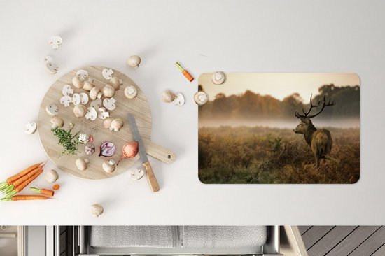 Set de table - Cerf - Brume - Automne - 45x30 cm - 6 pièces