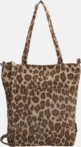 Beagles Ariany leopard shopper M beige