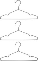 House Doctor kledinghanger lichtgrijs set van 3 - KapstokkenOpbergers - ijzer- nylon - 40,2 centimeter x 20,8 centimeter