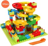 Mini Versie Bouwsteen - Trechter Slider - DIY - Slideway Bouwstenen - Kinderen Speelgoed - hersenspeelgoed - Educatief Speelgoed - 165PCS
