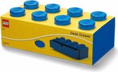 LEGO - Opbergbox Bureaulade Brick 8 - Kunststof - Blauw