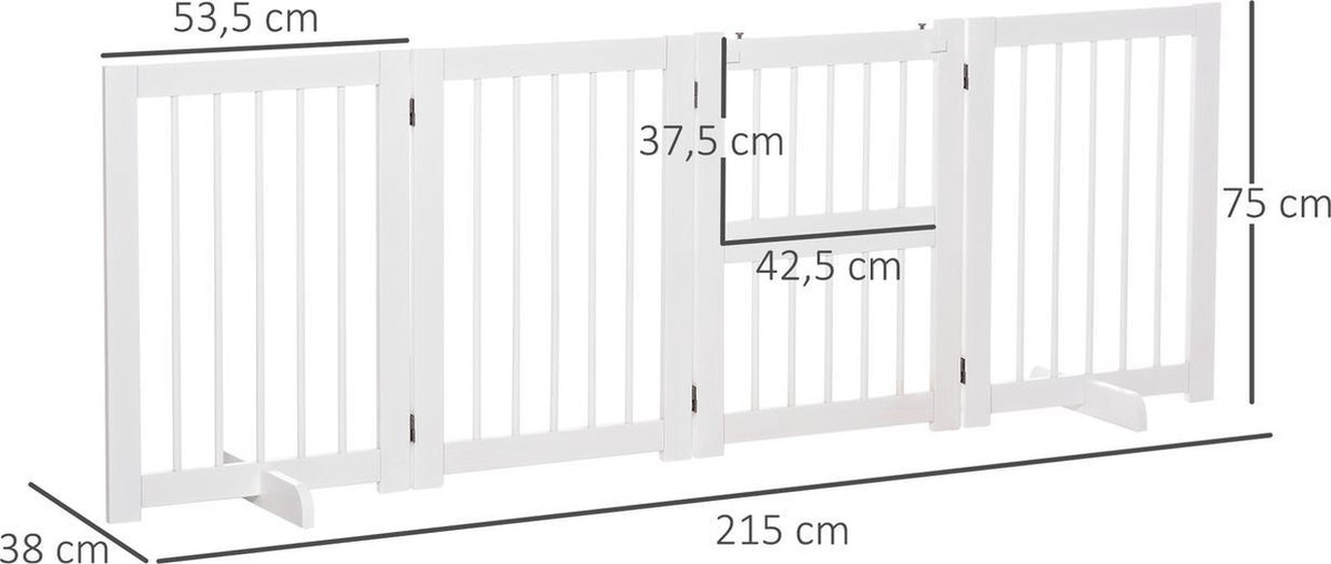 La largeur extra large de la barrière for animaux domestiques 74-146cm for  les chats est très haute, la barrière de sécurité for chien d'intérieur for  animaux de compagnie/clôture est ajustée par un 