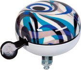 Fietsbel Widek Ding Dong Art Collection Fusion ø80 mm - blauw (op kaart)