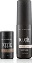 Toppik Hair Fibers Probeerset Lichtbruin - Toppik hair fibers 3 gram + 50 ml Fiberhold Spray - Handig voor op reis