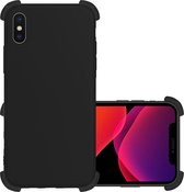 Hoes voor iPhone Xs Max Hoesje Shock Proof Case Back Cover Hoes voor iPhone Xs Max Hoes Shock - Zwart