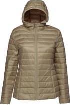 Cloe beige pufferjack dames s