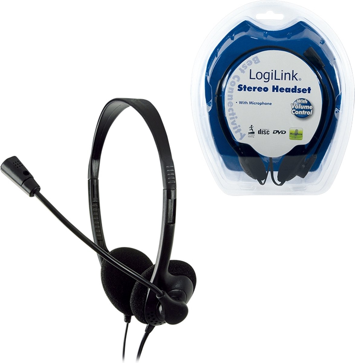 LogiLink Stereo koptelefoon