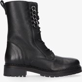 Tango | Julie 14-a black leather chain boot - black sole | Maat: 37