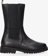 Tango | Bee 521-a black leather high chelsea boot - black sole | Maat: 39