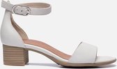 Tamaris Greenstep sandalen met hak wit - Maat 38