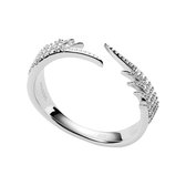 Fossil Dames Ring - maat 50 - Zilver