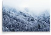 Walljar - Snow Forest - Muurdecoratie - Poster
