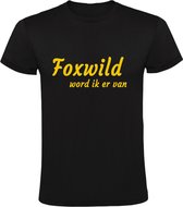 Foxwild Heren t-shirt | Peter Gillis | massa is kassa | Hatseflatse | Wit