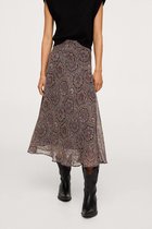 Mango Rok Soepelvallende Midirok 17906323 61 Dames Maat - M