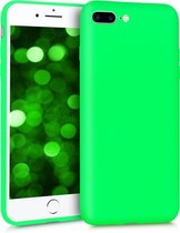 kwmobile telefoonhoesje voor Apple iPhone 7 Plus / 8 Plus - Hoesje voor smartphone - Back cover in neon groen