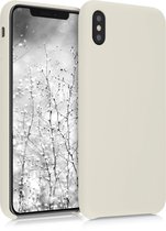 kwmobile telefoonhoesje voor Apple iPhone XS Max - Hoesje met siliconen coating - Smartphone case in maanglans