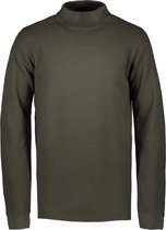 Cars Jeans  Trusset Mockneck Sweat Mannen Trui Army - Maat M