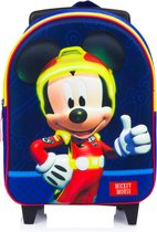 Mickey Mouse Believing (3D) Sac à dos trolley 3D - 9,3 l - Bleu