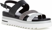 Marco Tozzi Dames Sandaaltje 2-2-28727-26 096 zwart F-breedte Maat: 37 EU