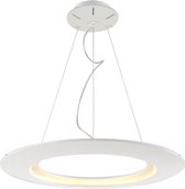 LED Hanglamp - Hangverlichting - Concepty - 35W - Natuurlijk Wit 4000K - Wit Aluminium