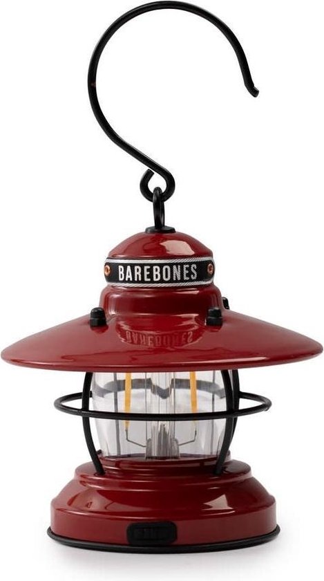 Barebones Mini Edison Lantern - Tafellampen elektrisch - Red