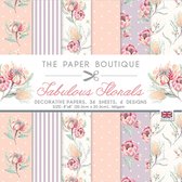 The Paper Boutique Deco Papier - Fabulous Florals - 8x8 inch - 36 stuks