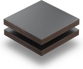 HPL plaat 6 mm dik - 170 x 90 cm - Structuur Antraciet