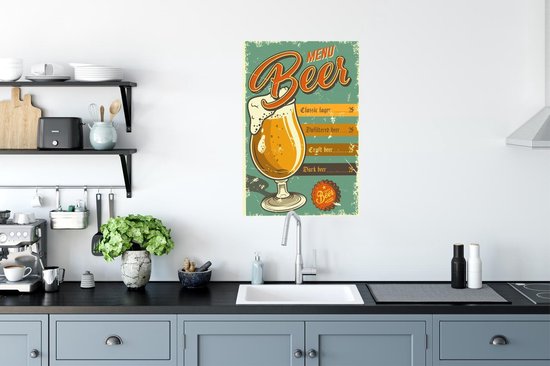 Affiche Bières - Vintage - Bière - 40x60 cm