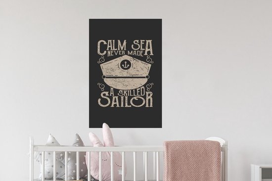 Stickers muraux - Film autocollant - Vintage - Voile - Chapeau - 40x60 cm - Film adhésif - Stickers muraux Chambre d'enfant - Papier peint autocollant