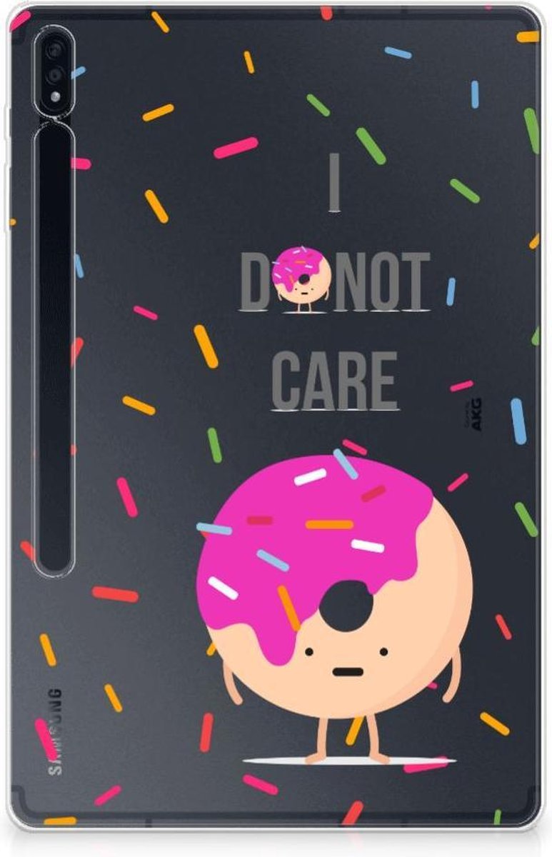 Samsung Galaxy Tab S7 Plus | S8 Plus Tablet Cover Donut Roze