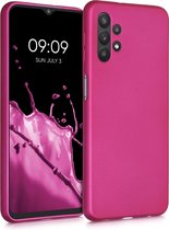 kwmobile telefoonhoesje voor Samsung Galaxy A32 5G - Hoesje voor smartphone - Back cover in metallic roze