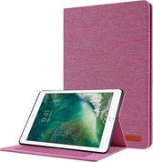 Case2go - Tablet hoes geschikt voor iPad 2021 - 10.2 Inch - Book Case met Soft TPU houder - Roze