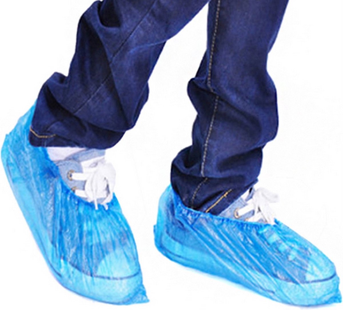 bijgeloof spel Licht Schoencovers schoenhoesjes wegwerp 100 stuks / Overshoes Waterproof Medical  plastic /... | bol.com