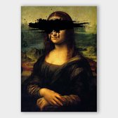 Poster Mona Lisa - Dibond - Meerdere Afmetingen & Prijzen | Wanddecoratie - Interieur - Art - Wonen - Schilderij - Kunst