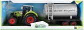 tractor met watertank groen 20 cm