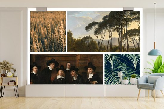 Papier Peint - Collage de Papier peint photo - Rembrandt - Plantes - Largeur 360 cm x Hauteur 240 cm