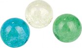Glow in the dark knikkers 3 in set 2,5 cm