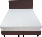Bedworld Boxspring 180x220 - Medium - Waterafstotend fijn - Aubergine (MV63)