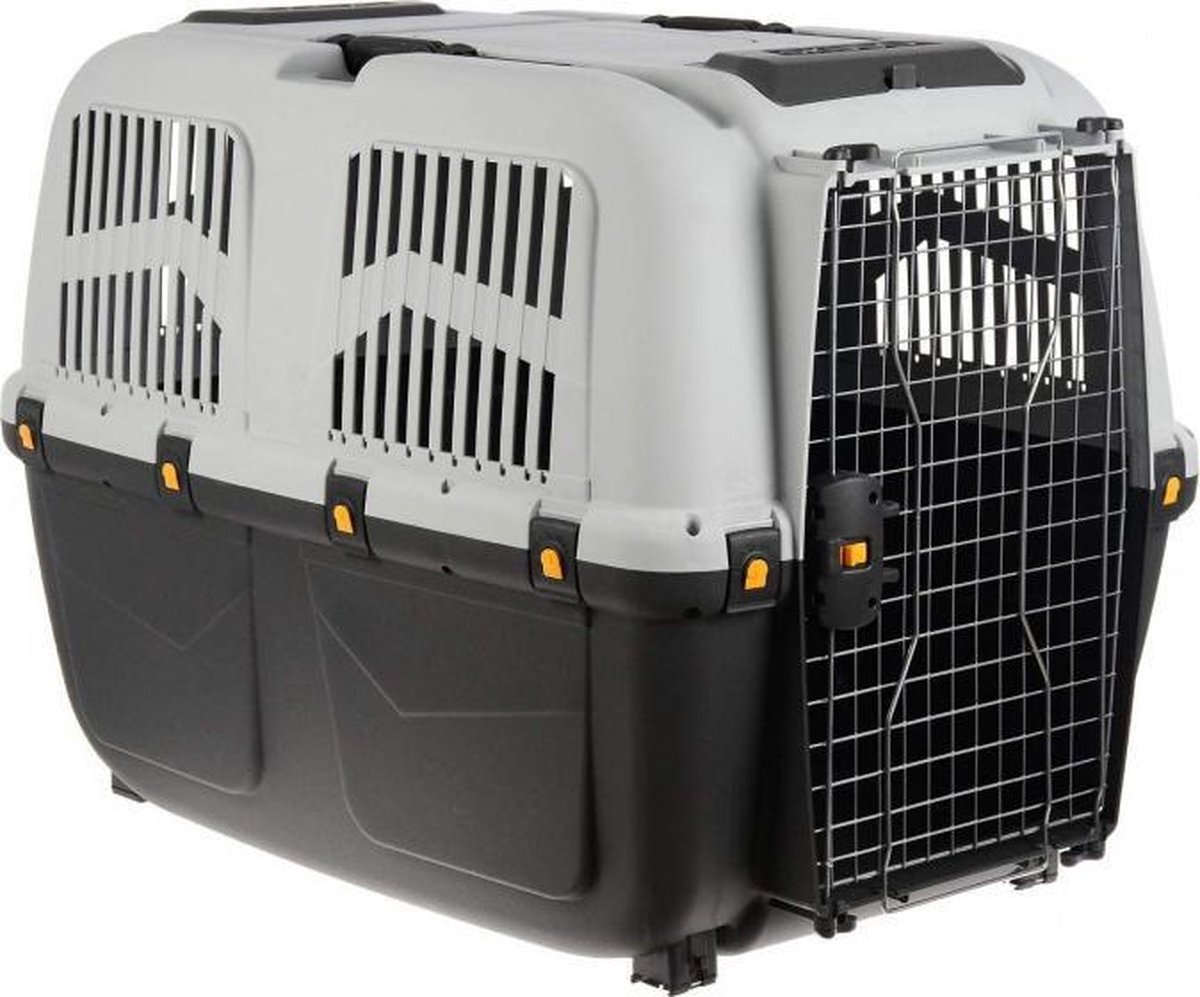 Caisse de transport Normes IATA Skudo en plastique pour chien et chat