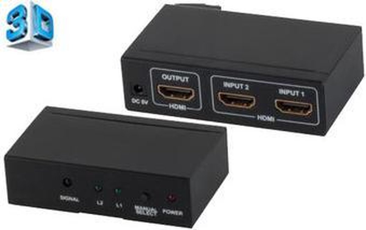 shiverpeaks 2 x HDMI Switch