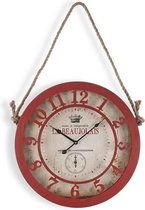 Muurklok Vintage Met touw Metaal (Ø 50 cm)