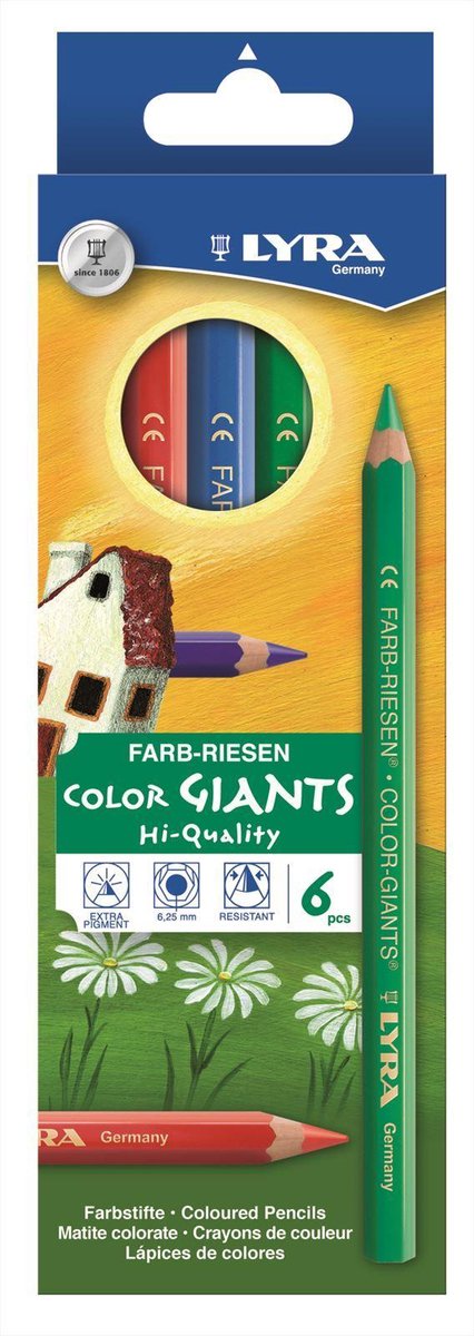 Lyra Box Of 6 Lyra Colour Giants®, Polished Asst'D