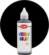 Glasverf - zwart - Viva Windowcolor - 90ml